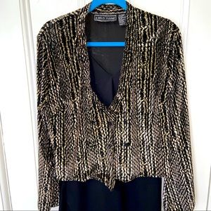 Gold shall & black dress - A Wild Thyme - Size 12